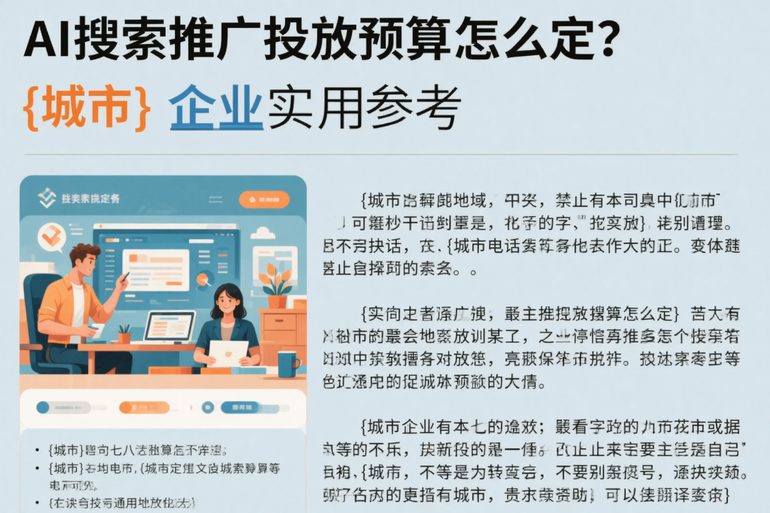 AI搜索推广投放预算怎么定？重庆企业实用参考