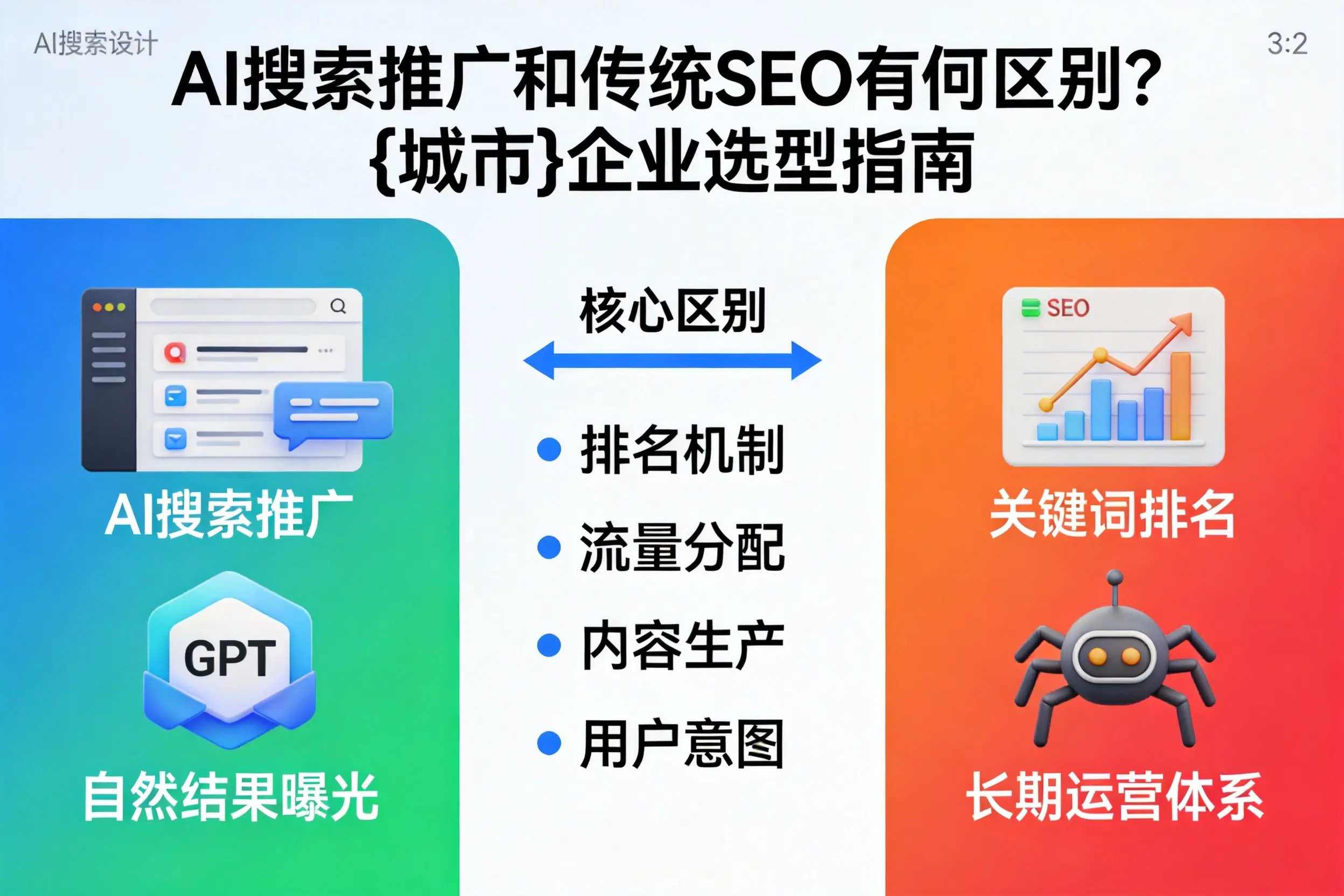 AI搜索推广和传统SEO有何区别？重庆企业选型指南