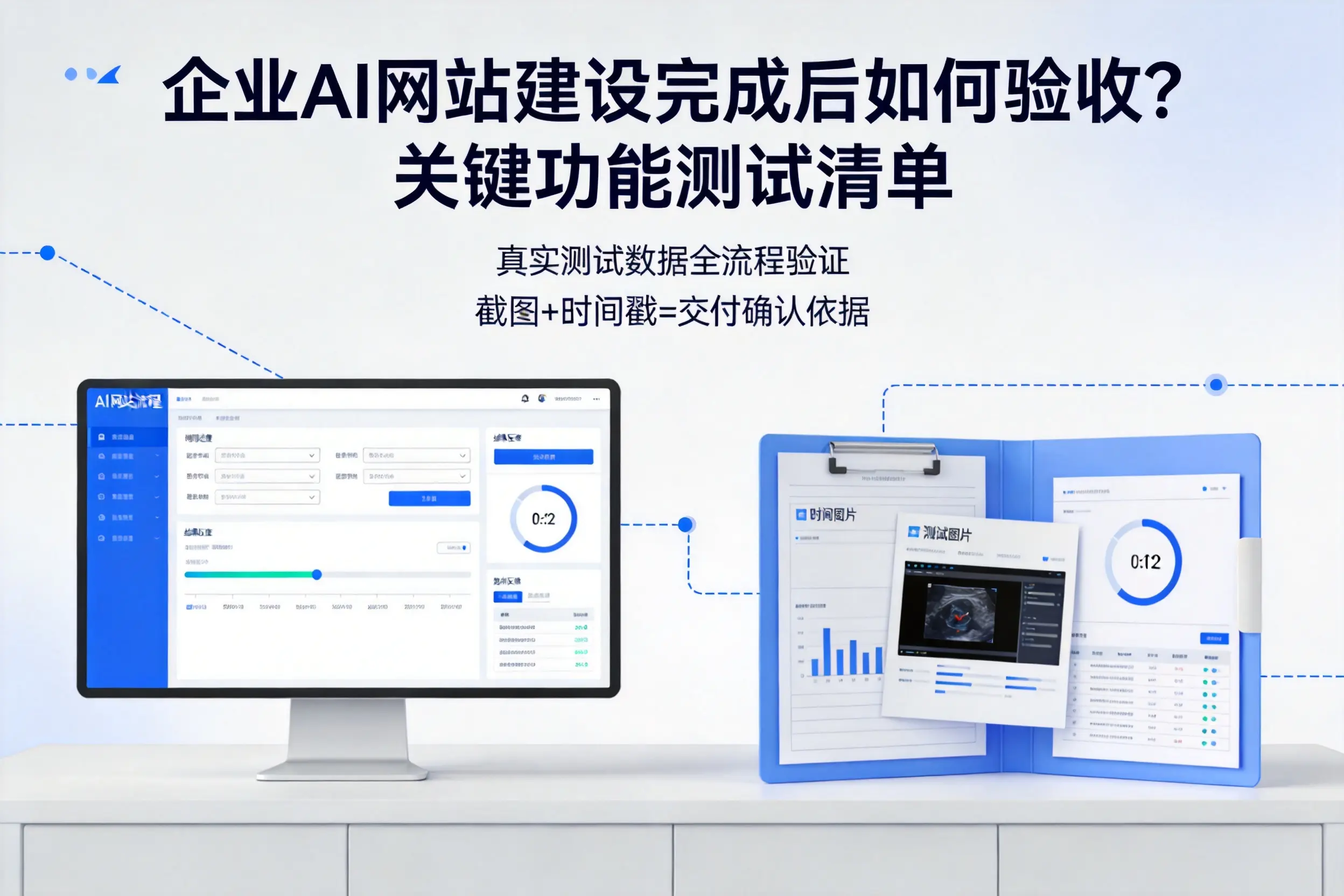 重庆企业AI网站建设完成后如何验收？关键功能测试清单