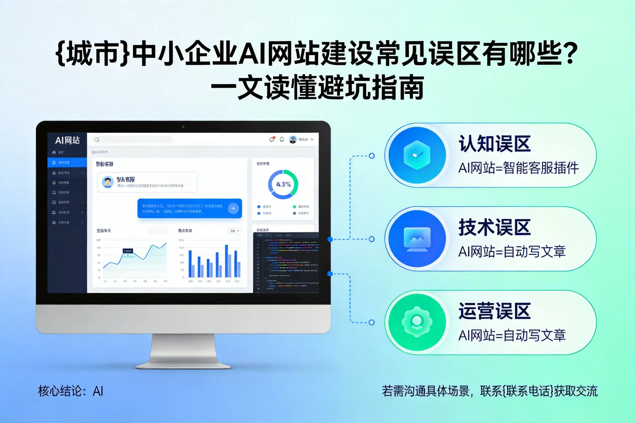 重庆中小企业AI网站建设常见误区有哪些？一文读懂避坑指南