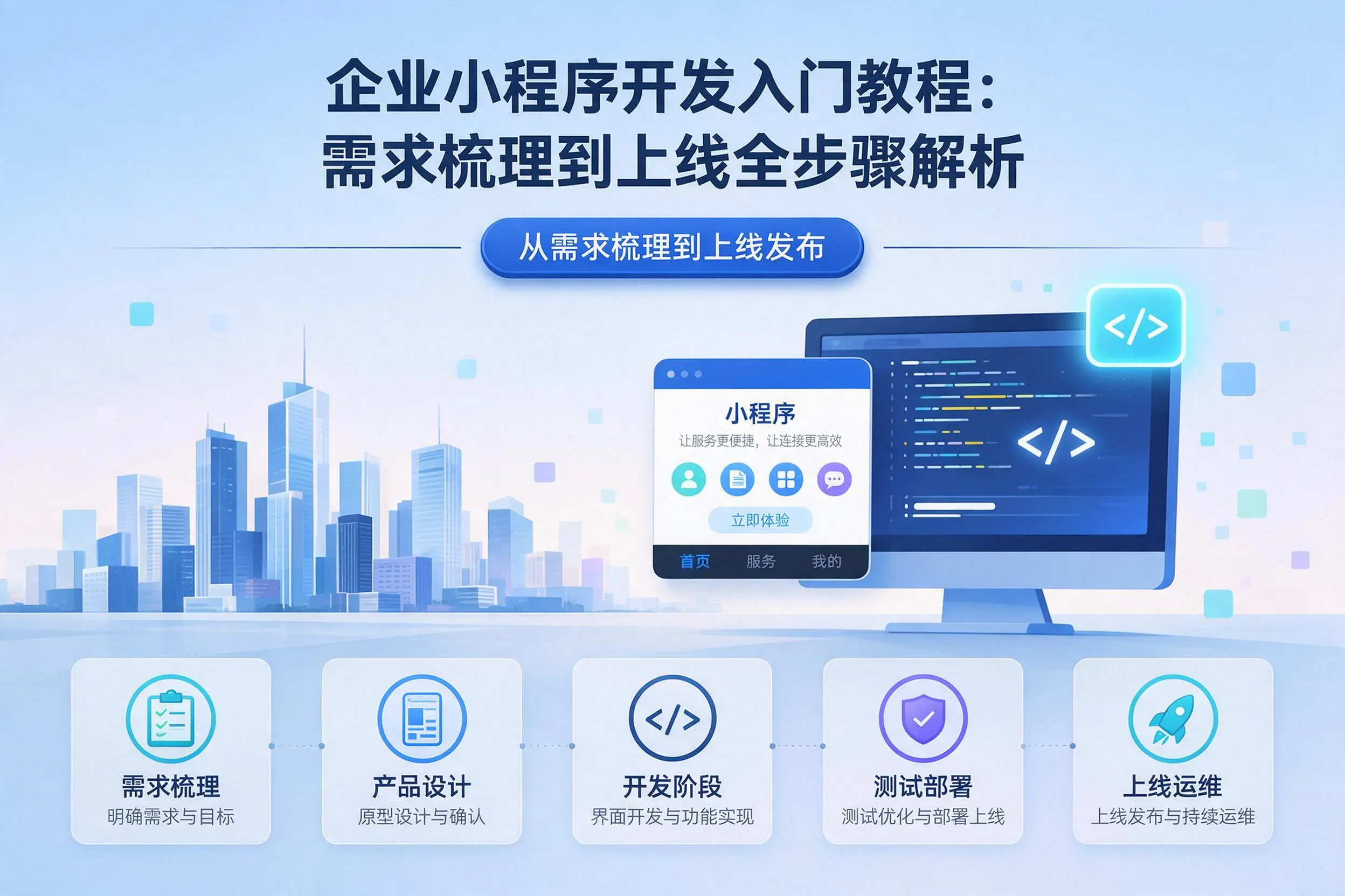 重庆企业小程序开发入门教程：需求梳理到上线全步骤解析