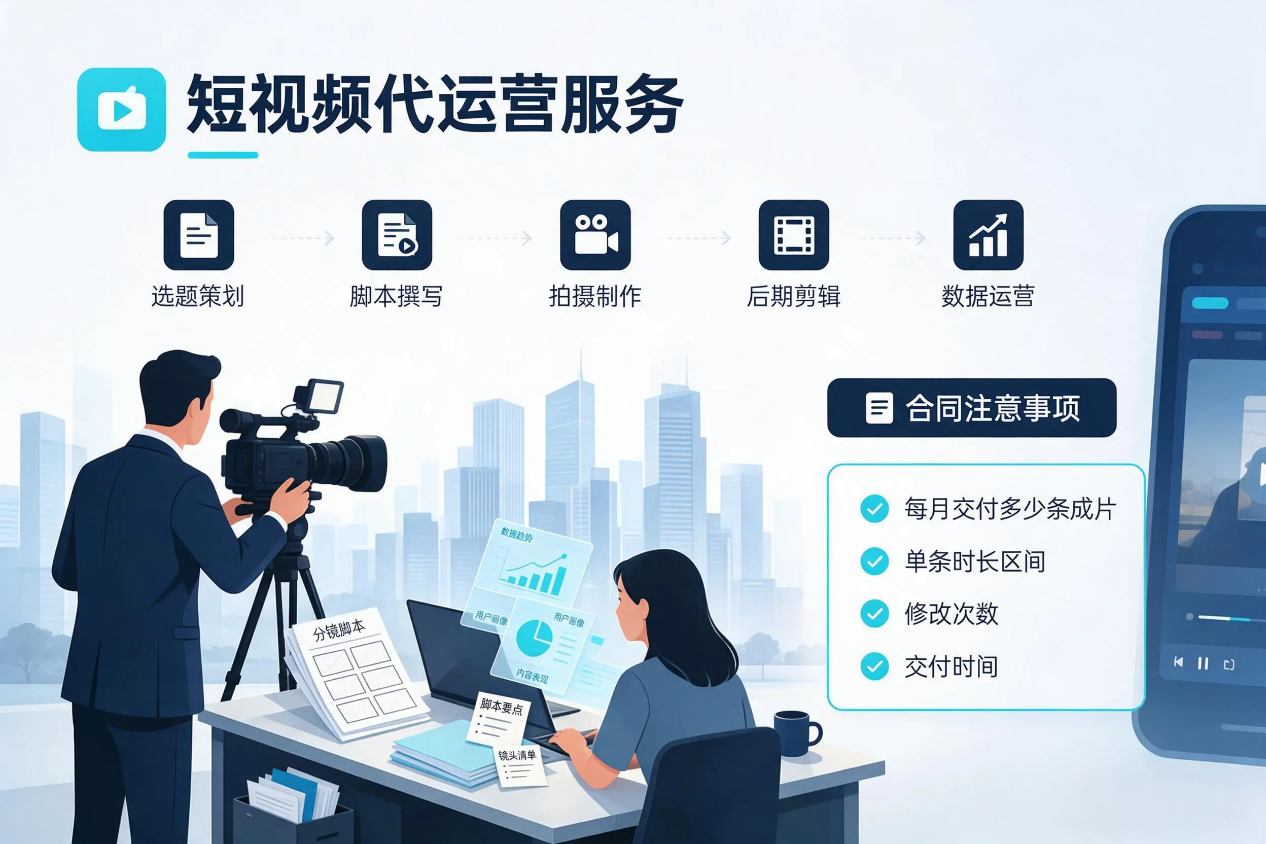 短视频代运营包含哪些服务？重庆企业常见问题科普