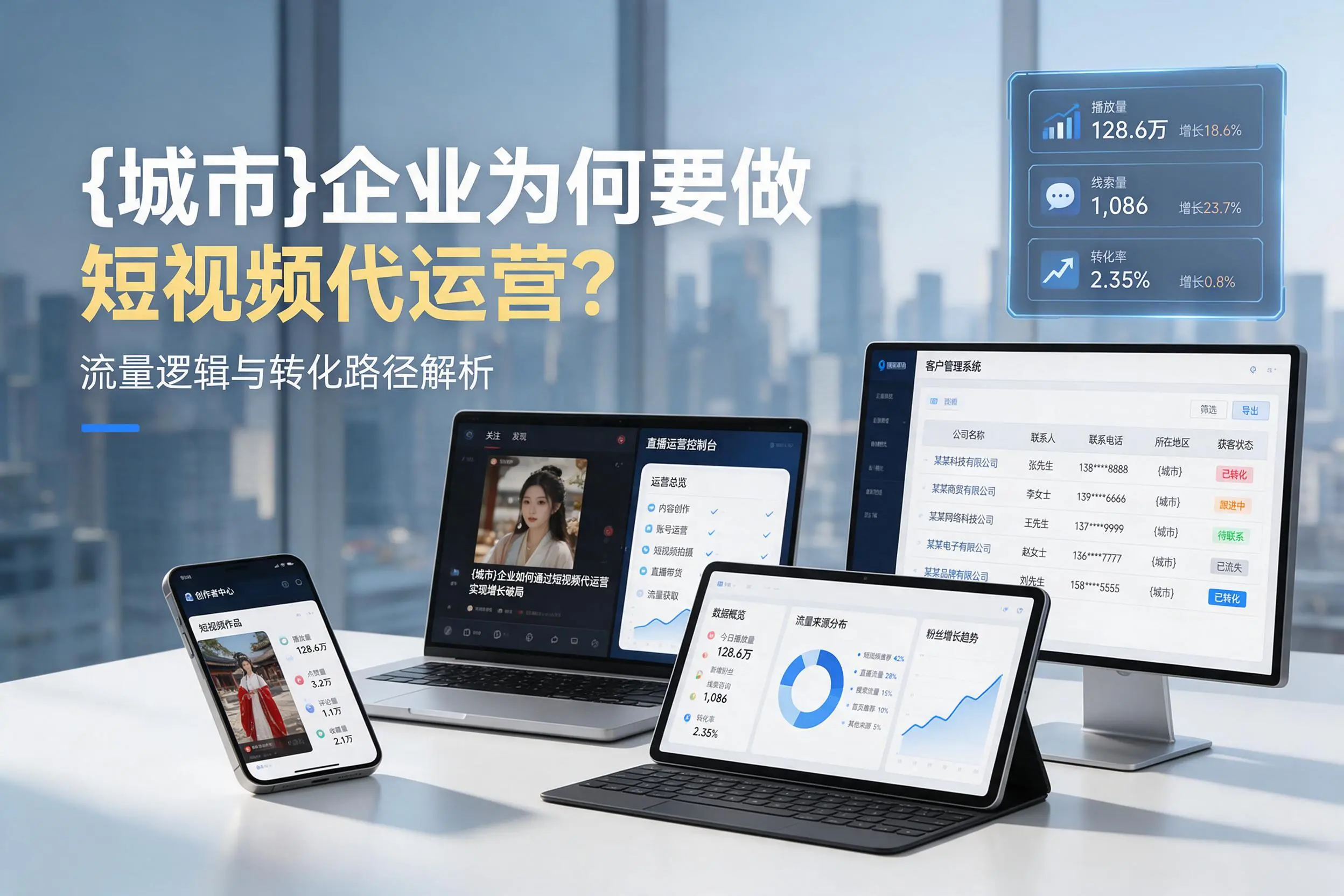 重庆企业为何要做短视频代运营？流量逻辑与转化路径解析