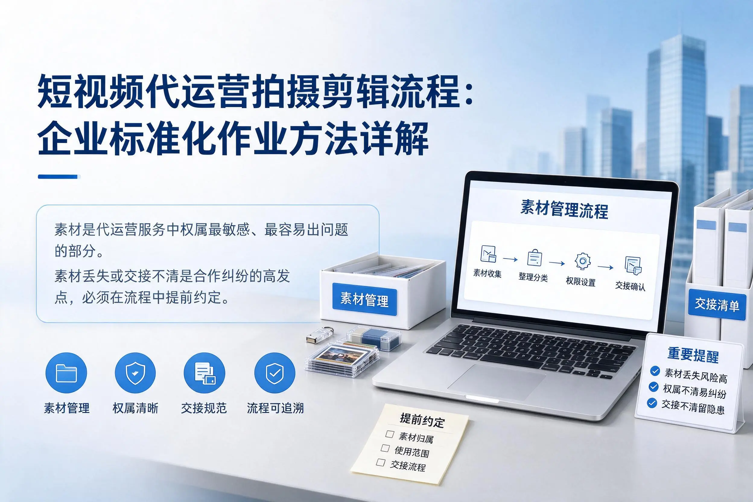 短视频代运营拍摄剪辑流程:重庆企业标准化作业方法详解