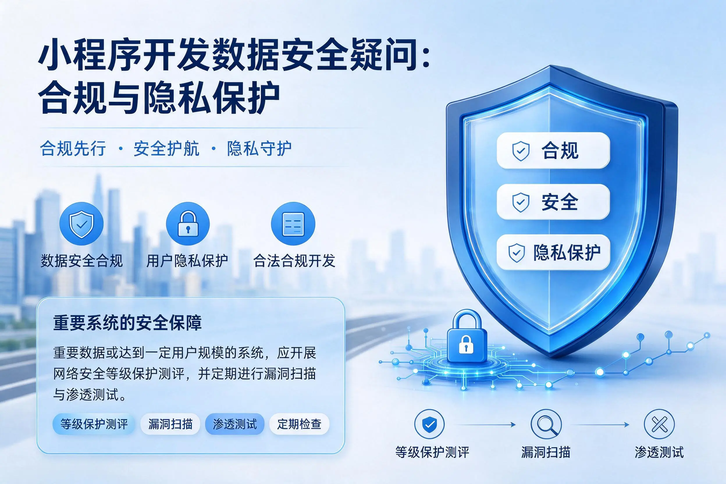 重庆小程序开发数据安全疑问：合规与隐私保护