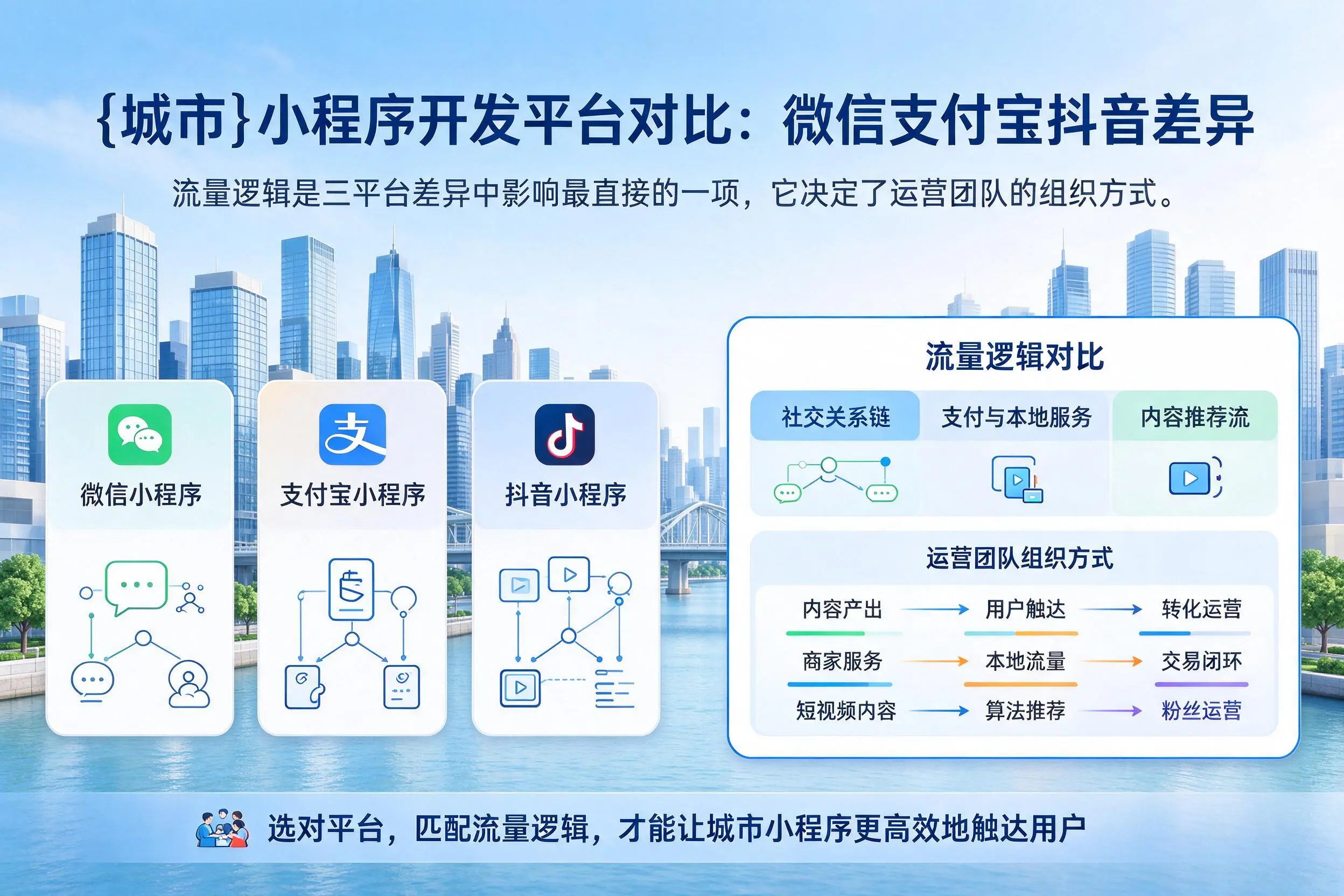 重庆小程序开发平台对比：微信支付宝抖音差异