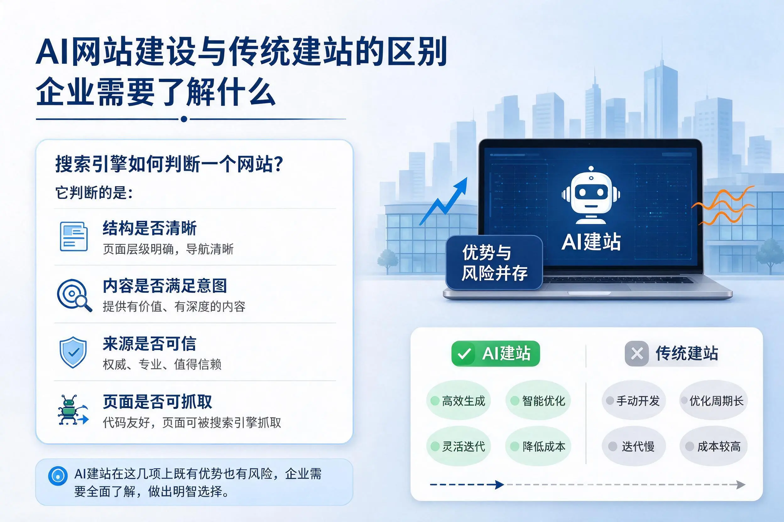 AI网站建设与传统建站的区别,重庆企业需要了解什么