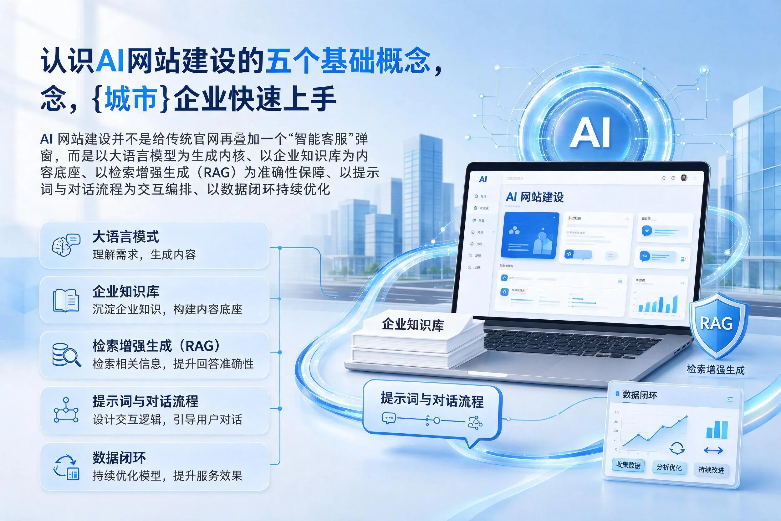 认识AI网站建设的五个基础概念，重庆企业快速上手