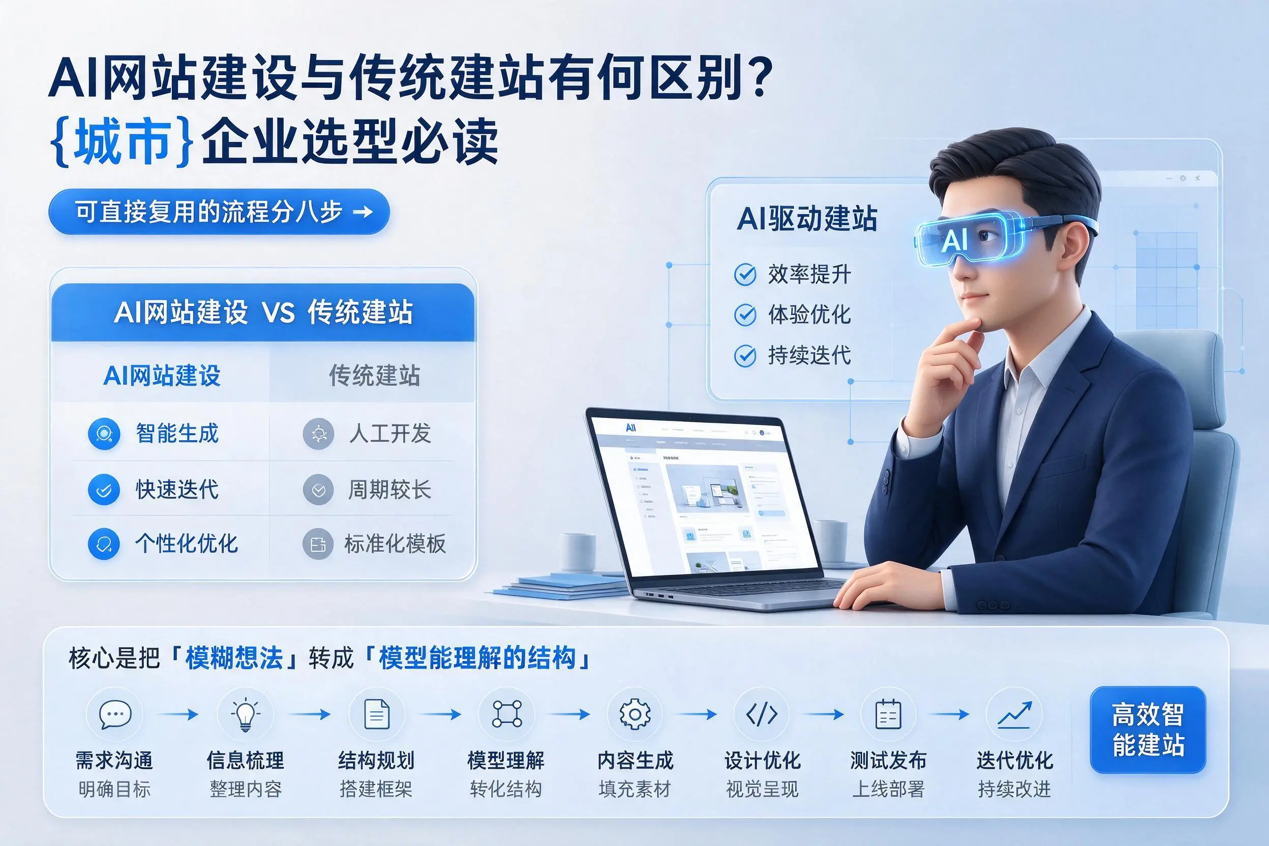 AI网站建设与传统建站有何区别?重庆企业选型必读