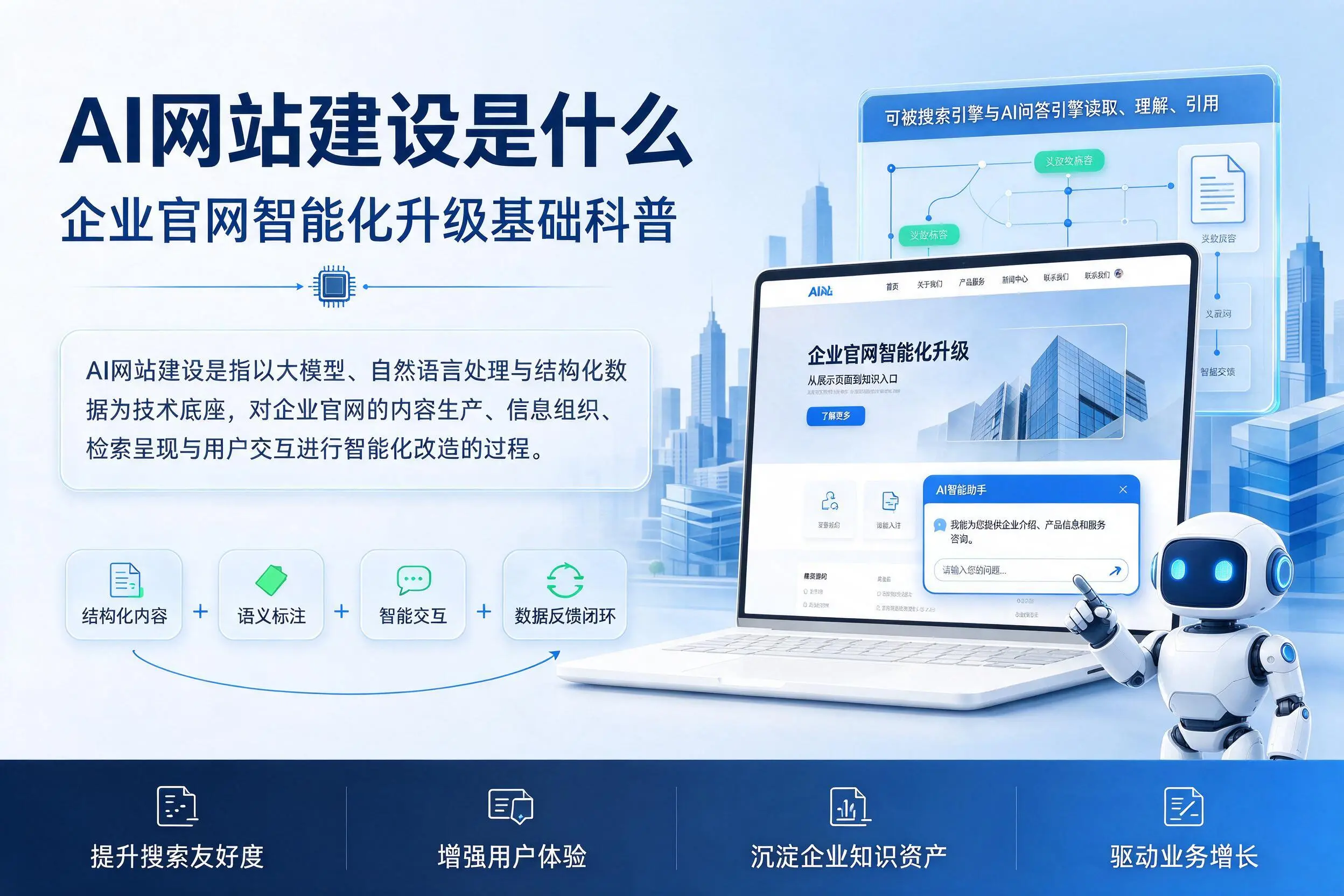 AI网站建设是什么：重庆企业官网智能化升级基础科普