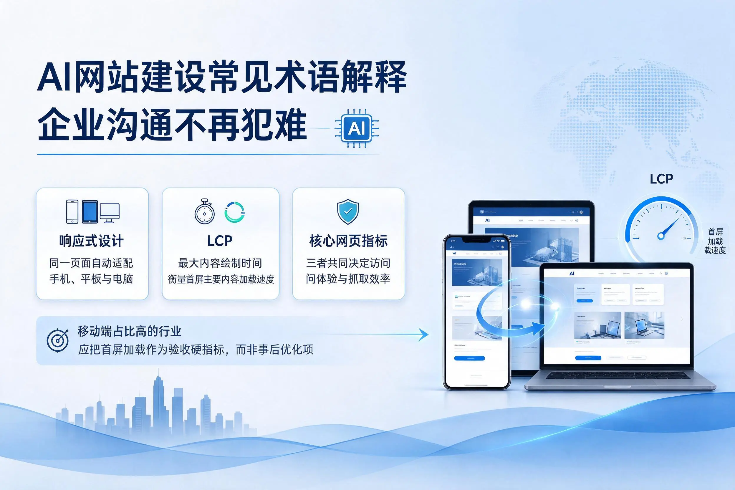 AI网站建设常见术语解释，重庆企业沟通不再犯难