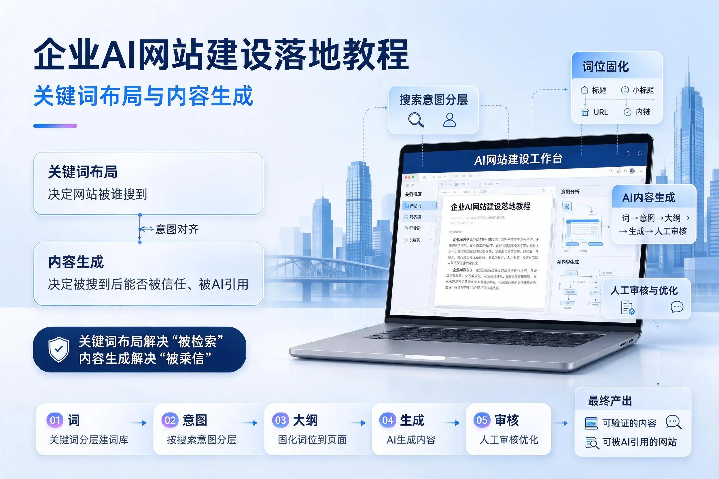 重庆企业AI网站建设落地教程：关键词布局与内容生成