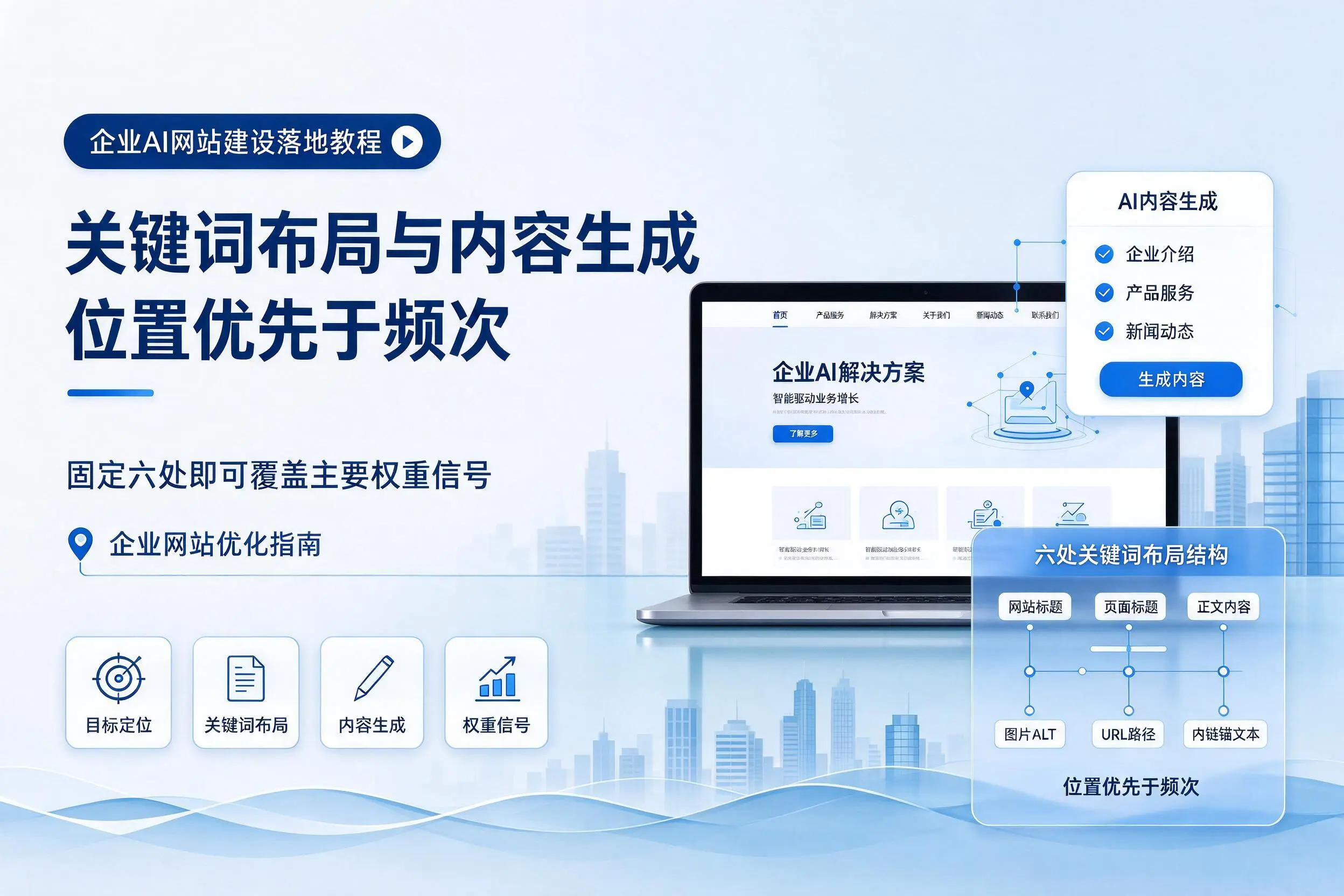 重庆企业AI网站建设落地教程：关键词布局与内容生成