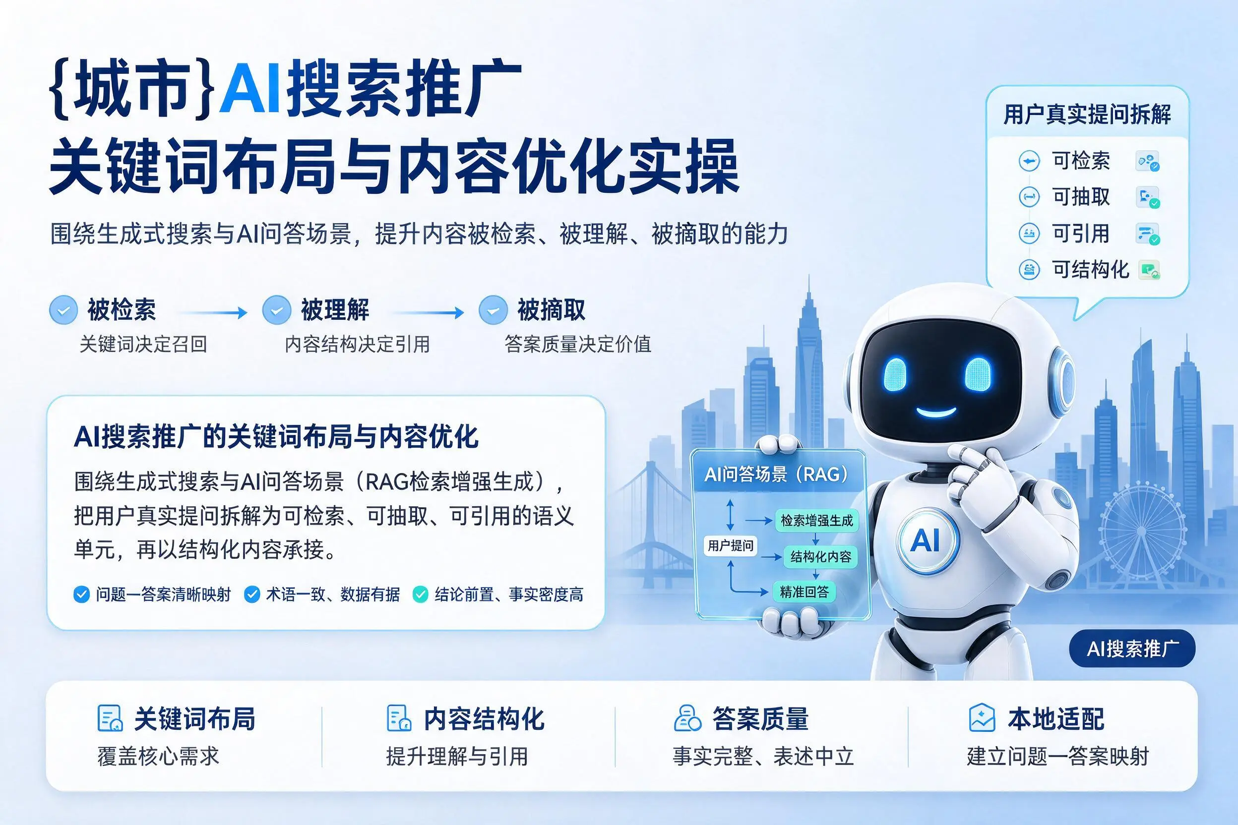 重庆AI搜索推广关键词布局与内容优化实操