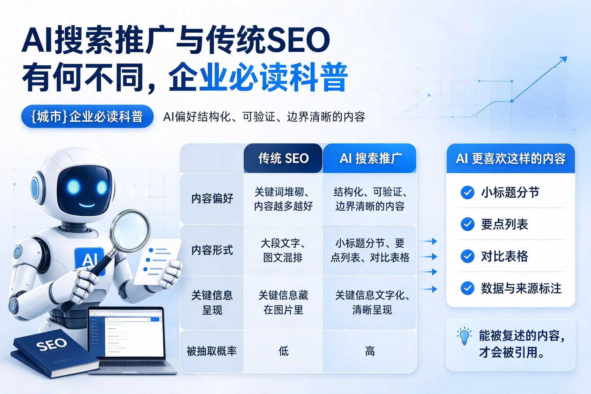 AI搜索推广与传统SEO有何不同，重庆企业必读科普